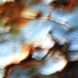 M-N Caron Série Rouilles bleues ''Visage bleu''